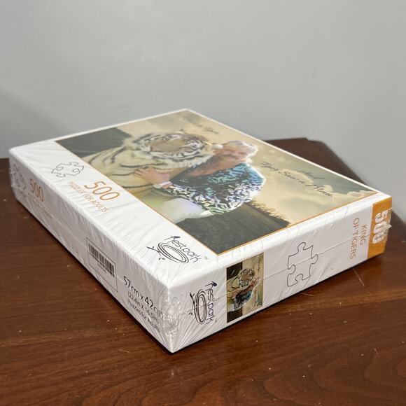 Tiger King Joe Exotic Puzzle Gag Gift 500 Piece Nestpark New Sealed - Picture 4 of 6